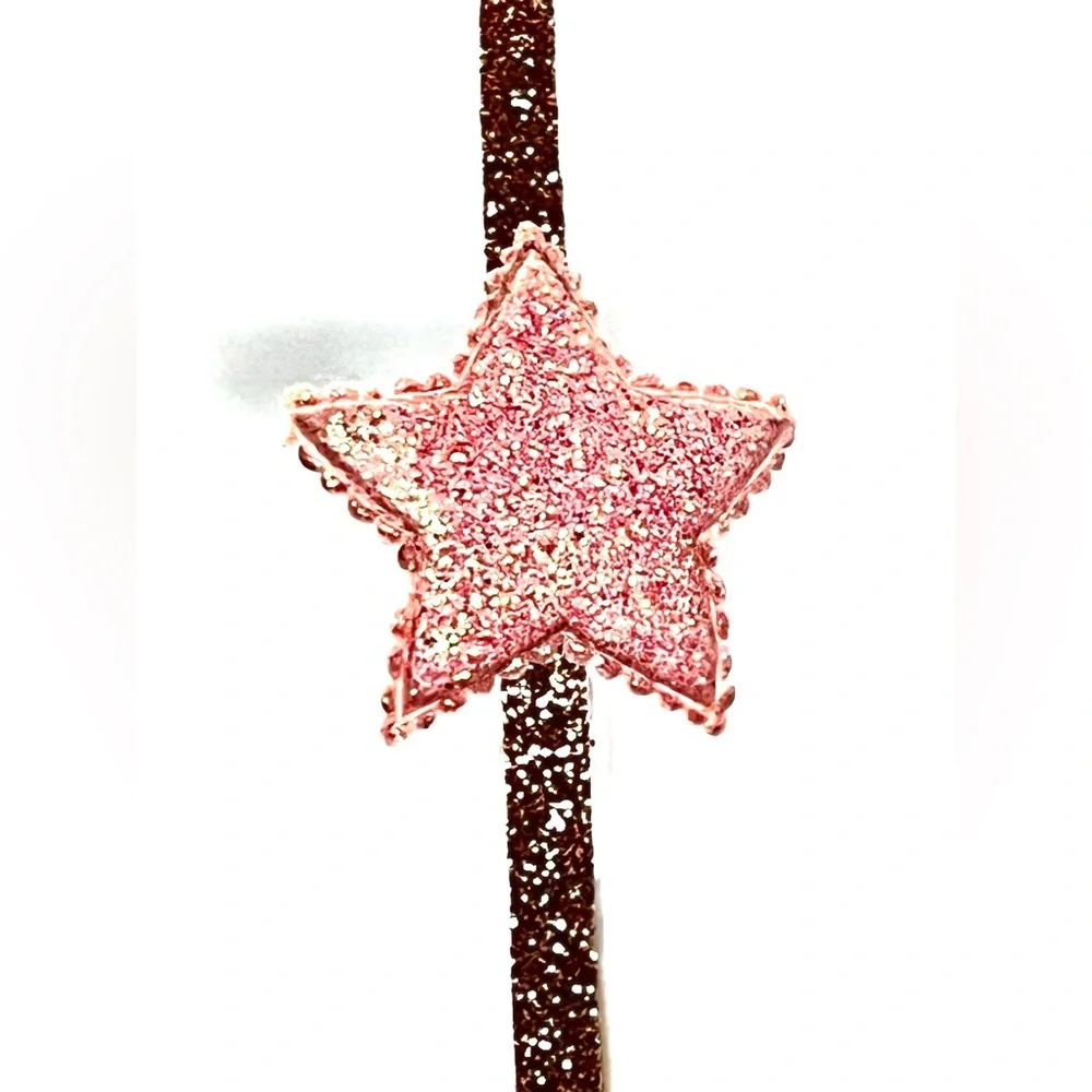 Pink Star Glitter Headband